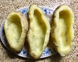 Foto del paso 3 de la receta: Papas 🥔 rellenas con Jamón y Queso