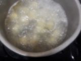 Cilok telur bumbu kacang