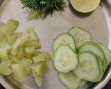 A picture of step 1 of Awla Cucumber Juice.