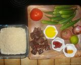 A picture of step 14 of Persian Okra stew with beef.