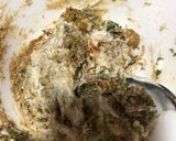 A picture of step 2 of Paneer manpasanda.