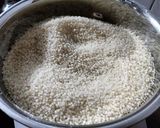 A picture of step 2 of Sabudana and Bhagar Appe.