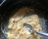 A picture of step 2 of Pears Halwa (Babugosha).