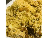 A picture of step 9 of Hary Masaly Ka Pulao (Green Pulao).