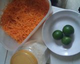 Hình bước làm 1 của món Mứt cà rốt viên