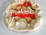 Pastel de hojaldre vegetal