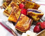 Foto langkah ke 6 dari resep Ube French toast (ubi ungu).