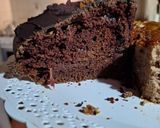 Foto del paso 6 de la receta: 🍰Torta vegana de chocolate relleno con dulce de frutillas 🍓