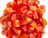 A picture of step 1 of Aachari Aloo.