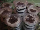 Oreo chesee cake puding