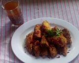 A picture of step 6 of Fried sweet potatoes and arrowroots wedges.