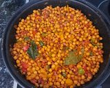 Foto del paso 5 de la receta: Garbanzos fritos...!!!Con Pimientos, jamón, Bacon y huevo 🍳