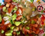 A picture of step 6 of Loaded Avocado Shrimp Salsa.