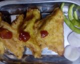 A picture of step 3 of Bread pakoda.