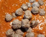 A picture of step 6 of Spaghetti and Meatballs batch 11.