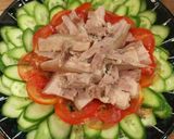A picture of step 8 of Suan Ni Bai Rou (Boiled Sliced Pork with Garlic Sauce).