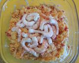 Foto del paso 8 de la receta Vasitos con ensaladilla de gambas y sopa de tomate gelificada