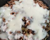 A picture of step 5 of Vegan "Meat" Cannelloni.