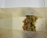 A picture of step 6 of Chinese roll.