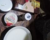 A picture of step 1 of Creamy tea with brownies.