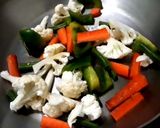 A picture of step 4 of Italian veg sizzler.