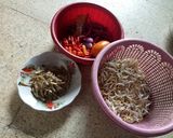 Foto langkah ke 1 dari resep Sambel teri tauge.