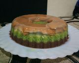 Foto langkah ke 10 dari resep Puding Regal Lumut Coklat #recook_tintinrayner.