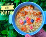 Hình bước làm 1 của món Chả tôm thịt