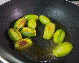 A picture of step 3 of Moong Dal with Pointed Gourd /Mugeswari Potol.