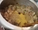 A picture of step 8 of Yakhni Pulao.