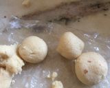 A picture of step 6 of Khoya Modak stuffed with Dates&Nuts.