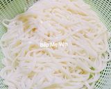 Hình bước làm 3 của món Bánh canh sườn heo cà rốt và nấm đùi gà