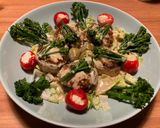 Foto del paso 13 de la receta: Ensalada de champiñones gratinados con Gorgonzola y brócoli