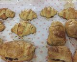 Foto del paso 13 de la receta: Masa danesa, formas de croissants y chocolatines