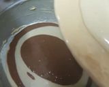 A picture of step 6 of Zebra cake#author marathon.