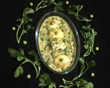 A picture of step 14 of Egg Methi Matar Malai.