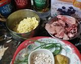 A picture of step 1 of Porridge dal chicken soup.