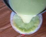 Foto langkah ke 3 dari resep Resep puding karang rasa melon.
