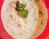 A picture of step 4 of Tandoori Tzatziki dip.