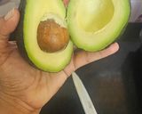 A picture of step 1 of Avocado thepla with with aloo ki sukhi sabji.