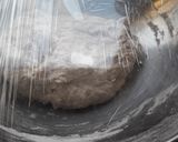 A picture of step 2 of Easy NO KNEAD bread rolls.