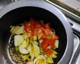 A picture of step 2 of Ivy Gourd basmati pulav.