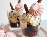 Foto del paso 5 de la receta Vasitos ó Parfaits de chocolate+ ganache+crema queso+merengue!