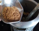 A picture of step 5 of Achari aloo parwal.