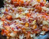 A picture of step 4 of Afghani style Omelette.