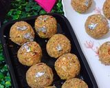 सत्तू ड्राईफ़्रूट्स कोकोनट लड्डू(sattu dryfruits coconut laddu re रेसिपी चरण 11 फोटो