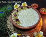 A picture of step 6 of Red Rice Flakes Pudding.