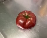 A picture of step 2 of Beef Carpaccio with Heirloom Tomatoes and Parmesan.