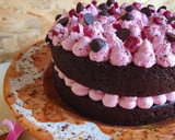 Foto del paso 10 de la receta: Tarta de choco y frambuesa