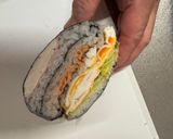 A picture of step 8 of Japanese Rice Sandwich (Onigirazu).